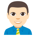 Download Man Office Worker Emoji By Joypixels